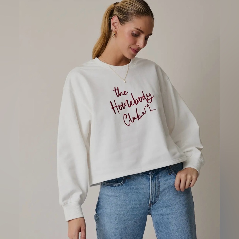 The Homebody Club crewneck soft sweatshirt